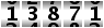 13871