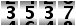 3537