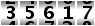 35617