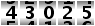 43025