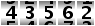43562