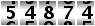 54874