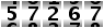 57267