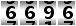 6696