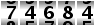 74684