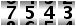 7543