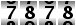 7878