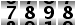 7898