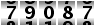 79087