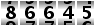 86645