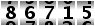 86715
