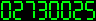 02730025