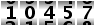 10457