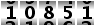 10851