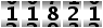 11821