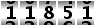 11851