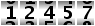 12457