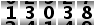 13038