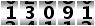 13091