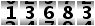 13683