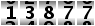 13877