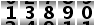 13890
