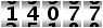 14077