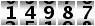 14987