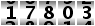 17803