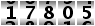 17805