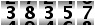 38357