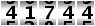 41744
