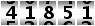 41851