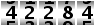 42284