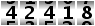 42418