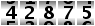 42875