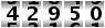42950