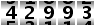 42993