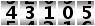 43105