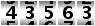 43563