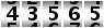 43565