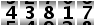 43817