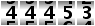 44453