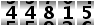 44815