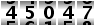 45047