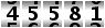 45581