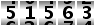 51563