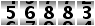 56883