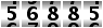 56885