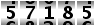 57185